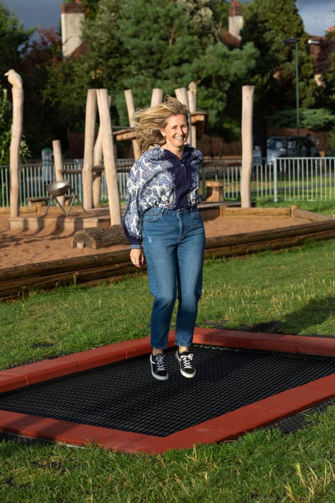 Trampoline Incontinence is a thing.